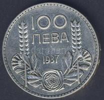 Bulgária 1937. 100L Ag T:3/3+