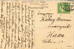 1909 Szászrégen, Reghin; Maros part. Bischitz Jg. kiadása / Mures riverside