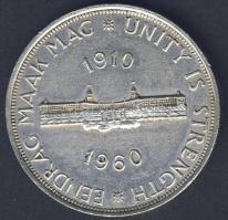 Dél-Afrika 1960. 5Sh Ag "50. évforduló" T:2/3+ kis ph