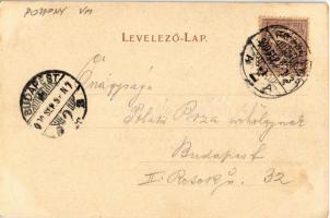 1900 Pozsony, Bratislava, Pressburg; Notre-dame templom / Kirche / church