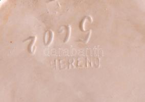 Herendi Krisztus figura, fehér mázas, részben bisquit, jelzett (formatervező: Horvai János, 1873-194...