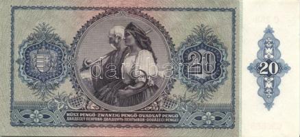 1941. 20P (2x) egymásutáni sorszámmal T:I