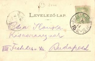 1902 Nagyvárad, Oradea; Nagyváradi vár keleti oldala. Kiadja Helyfi László / Ostseite der Grosswarde...