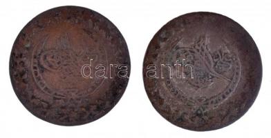 Oszmán Birodalom 1836. (1223/29) 20p Ag (2x) (1,08g/1,28g) T:2,2-
Ottoman Empire 1836. (1223/29) 20...