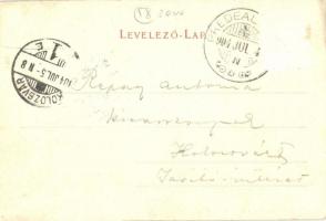 1904 Predeál, Predeal; látkép, nyaralók. Verlag Julius Müller's Nachfolger / general view, vill...