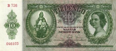 1936. 10P (2x) egymásutáni sorszámmal T:I