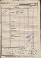 1941 Regensburg, Gemeinsamer Guterverkehr der Donauschiffahrten fuvarlevele