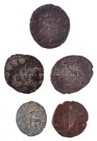 Római Birodalom 5db-os vegyes Gallienus rézpénz tétel T:2-,3
Roman Empire 5pcs of various copper co...