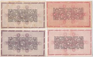 1946. 100.000AP (2x) + 1.000.000AP (3x) közte fordított címeres + 500.000AP (5x) T:III,III-