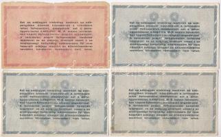 1946. 100.000AP (2x) + 1.000.000AP (3x) közte fordított címeres + 500.000AP (5x) T:III,III-