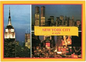 4 db modern amerikai városképes lap / 4 modern American town-view postcards of New York City, World ...