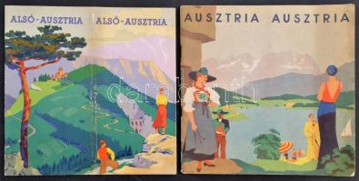 2 db magyar nyelvű ausztriai turisztikai propektus (Ausztria, Alsó-Ausztria)