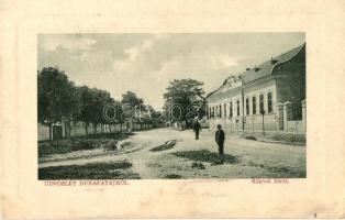 1913 Dunapataj, Rákóczi körút, Református leány iskola. W. L. Bp. 4924. Kiadja Nagy Dezső (lyuk / hole)