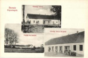 Orgovány, Községi iskola, Paplak és imaház, Községi iskola központ. Kiadja Goldstein Ferenc 571.