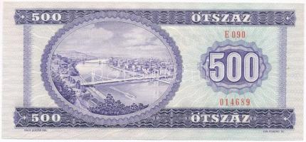 1990. 500Ft nyomdai papírráncokkal T:I 
Adamo F42