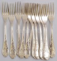 Alpakka evőeszközök, szép állapotban, 50 db