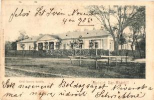 1905 Aba, Sár-Aba; Gróf Gorcey kastély (Zichy-Bolváry kastély). Kiadja Braun József (EK)