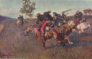 61 db RÉGI művész motívumlap / 61 pre-1945 art motive postcards