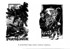 11 db. különböző ex-libris metszet