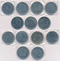 2005. 50Ft Cu-Ni "Gyermekmentő Szolgálat" (7x) + 2006. 50Ft Cu-Ni "1956 tiszteletére&...