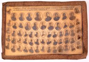 1918 Az Önkéntes Őrsereg I. őrkerületének (fővámházi őrség) tisztikara 1914-1914. 36x24 kartonon