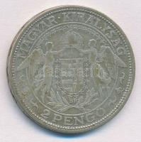 1929. 2P Ag "Madonna" T:3 patina 
Adamo P7