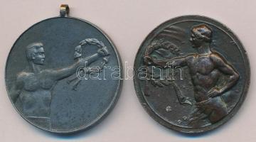 1963. "Magyar Atlétikai Szövetség - III. Csapat 1963" fém díjérem (39mm) + 1969. "Szo...