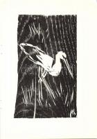 1973 Andruskó Károly (1917-) Harc a létért - 11 metszetet tartalmazó füzet 15x22cm