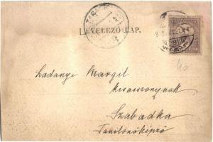 1901 Baja, Erzsébet királyné utca, üzletek (r)