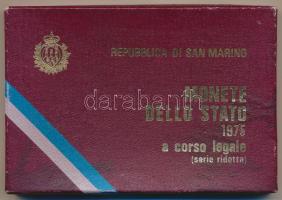 San Marino 1975. 1L-20L (5xklf) forgalmi sor eredeti tokban, ismeretterjesztő leírással T:1
San Mar...