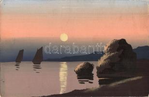 5 db RÉGI motívumlap / 5 pre-1945 motive postcards