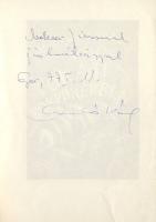 Andruskó Károly (1917-) Tokaji borpincékben - 20 metszetet tartalmazó füzet a művész saját kezű dede...