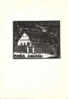 1973 Andruskó Károly (1917-)Ozora - 16 metszetet tartalmazó füzet 15x22cm