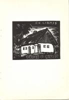 1973 Andruskó Károly (1917-)Ozora - 16 metszetet tartalmazó füzet 15x22cm