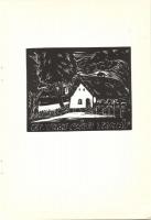 1973 Andruskó Károly (1917-)Ozora - 16 metszetet tartalmazó füzet 15x22cm