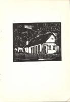 1973 Andruskó Károly (1917-)Ozora - 16 metszetet tartalmazó füzet 15x22cm