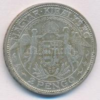 1933. 2P Ag "Madonna" T:2- patina
Adamo P7