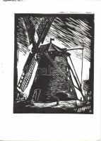 Andruskó Károly (1917-)Bács-Kiskun-megyei műemlék épületek - 24 metszetet tartalmazó füzet 15x22cm