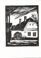 Andruskó Károly (1917-)Bács-Kiskun-megyei műemlék épületek - 24 metszetet tartalmazó füzet 15x22cm