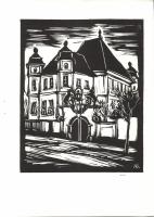 Andruskó Károly (1917-)Bács-Kiskun-megyei műemlék épületek - 24 metszetet tartalmazó füzet 15x22cm