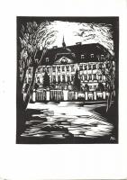 Andruskó Károly (1917-)Bács-Kiskun-megyei műemlék épületek - 24 metszetet tartalmazó füzet 15x22cm