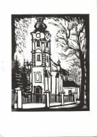 Andruskó Károly (1917-)Bács-Kiskun-megyei műemlék épületek - 24 metszetet tartalmazó füzet 15x22cm