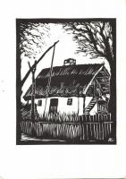 Andruskó Károly (1917-)Bács-Kiskun-megyei műemlék épületek - 24 metszetet tartalmazó füzet 15x22cm