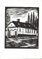 Andruskó Károly (1917-)Bács-Kiskun-megyei műemlék épületek - 24 metszetet tartalmazó füzet 15x22cm