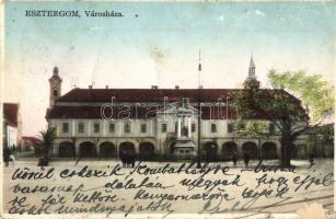 Esztergom - 7 db régi képeslap vegyes minőségben / 7 pre-1945 postcards in mixed condition