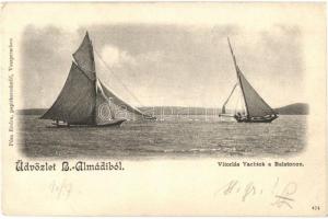 Balaton és környéke - 15 db régi képeslap vegyes minőségben / 15 pre-1945 postcards in mixed conditi...