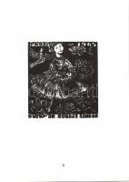 Bordás Ferenc (1911-1982)30 fametszet - összeállítás 15x22cm