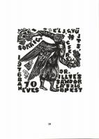 Bordás Ferenc (1911-1982)30 fametszet - összeállítás 15x22cm