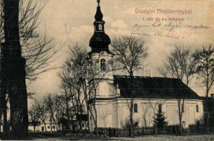 1907 Mezőberény, Evangélikus templom. W. L. (?) 1443. Kiadja Piltz Márton (EK)