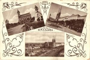 Békéscsaba - 9 db régi képeslap vegyes minőségben / 9 pre-1945 postcards in mixed condition